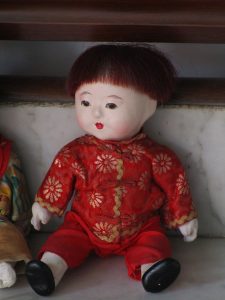 Couple of japanese ichimiatsu dolls