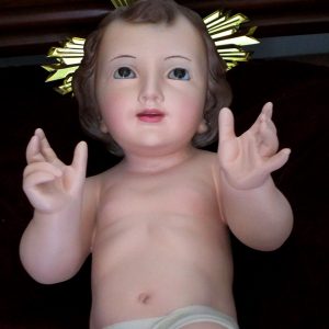Baby jesus of large dimensions and marked from olot