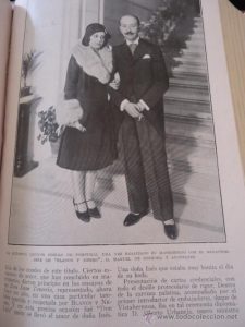 Foto de boda de Leonor Coello, 1929